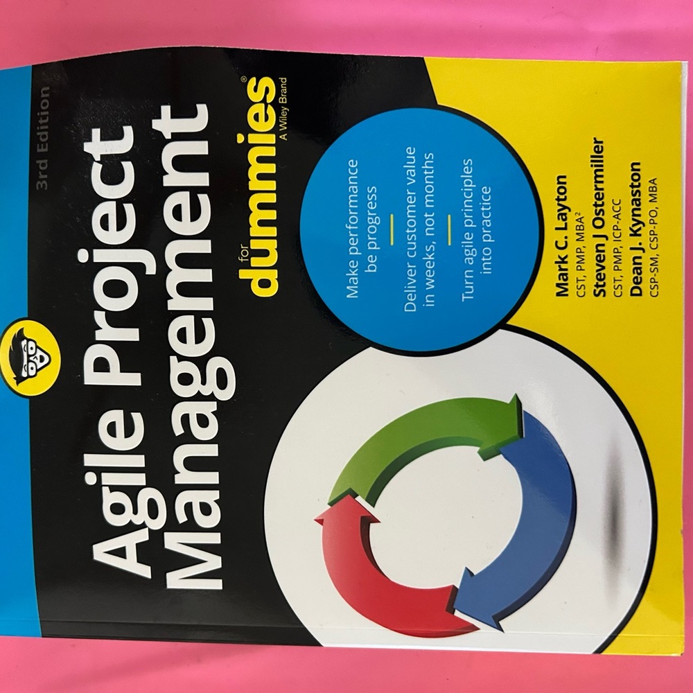 Agile Project Management for Dummies Book